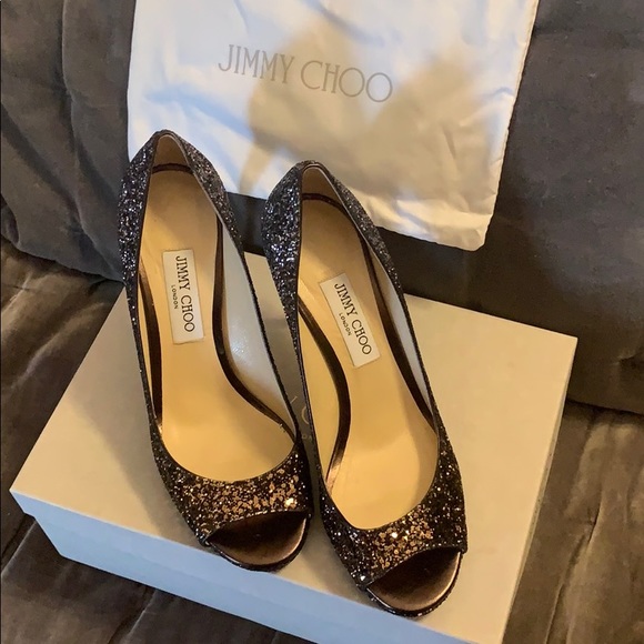 Jimmy Choo Luna 100 - glitter - Kate Middleton - Picture 4 of 8